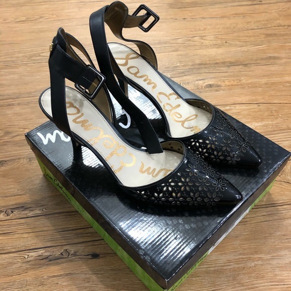 Sam Edelman Shoes - Sam Edelman || Black Okala Ankle Strap Pump
